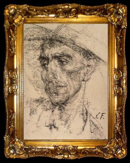 framed  Nikolay Fechin The mexican wearing the hat, ta009-2